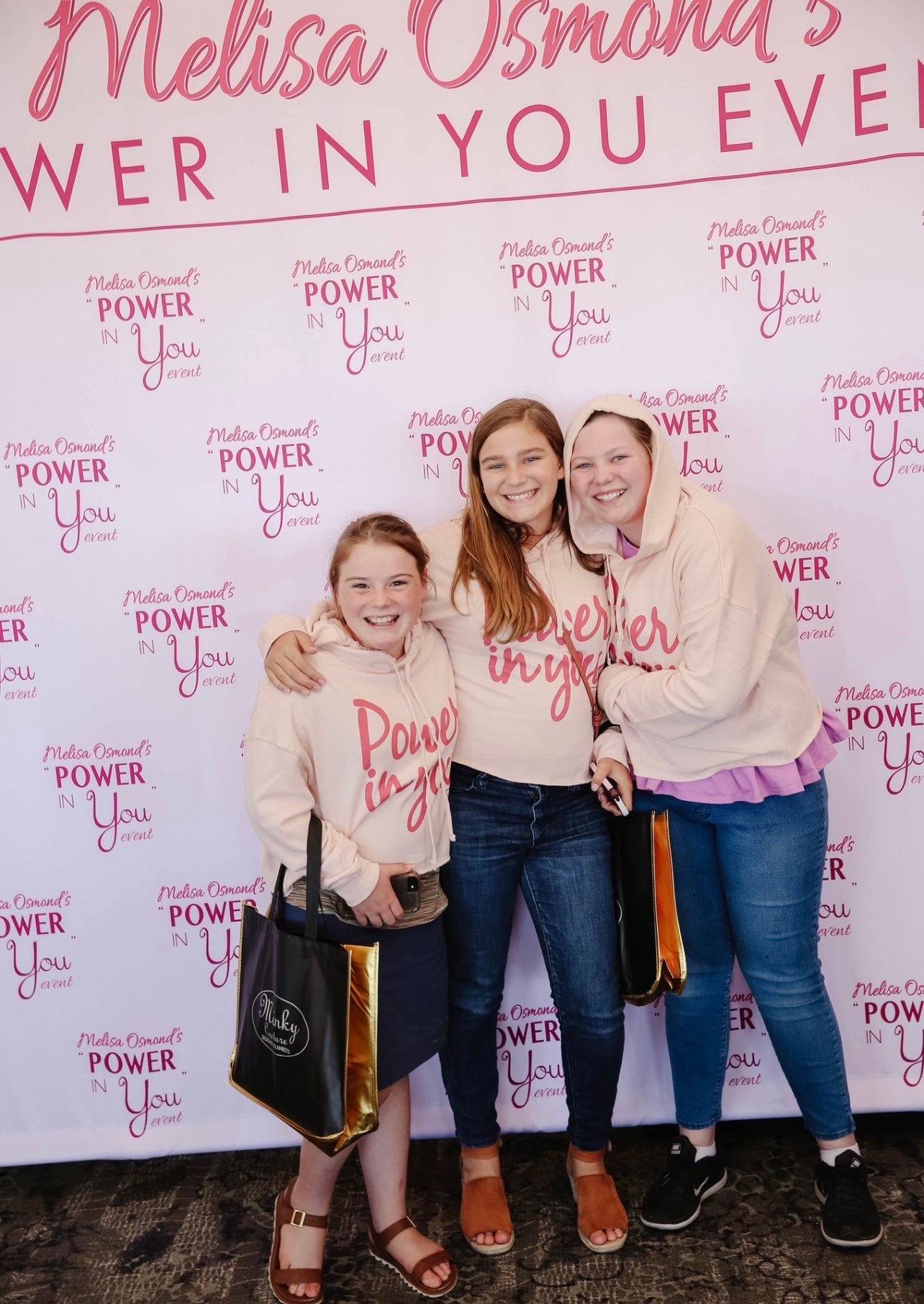 Amazing Power in You Pink Cropped Hoodie