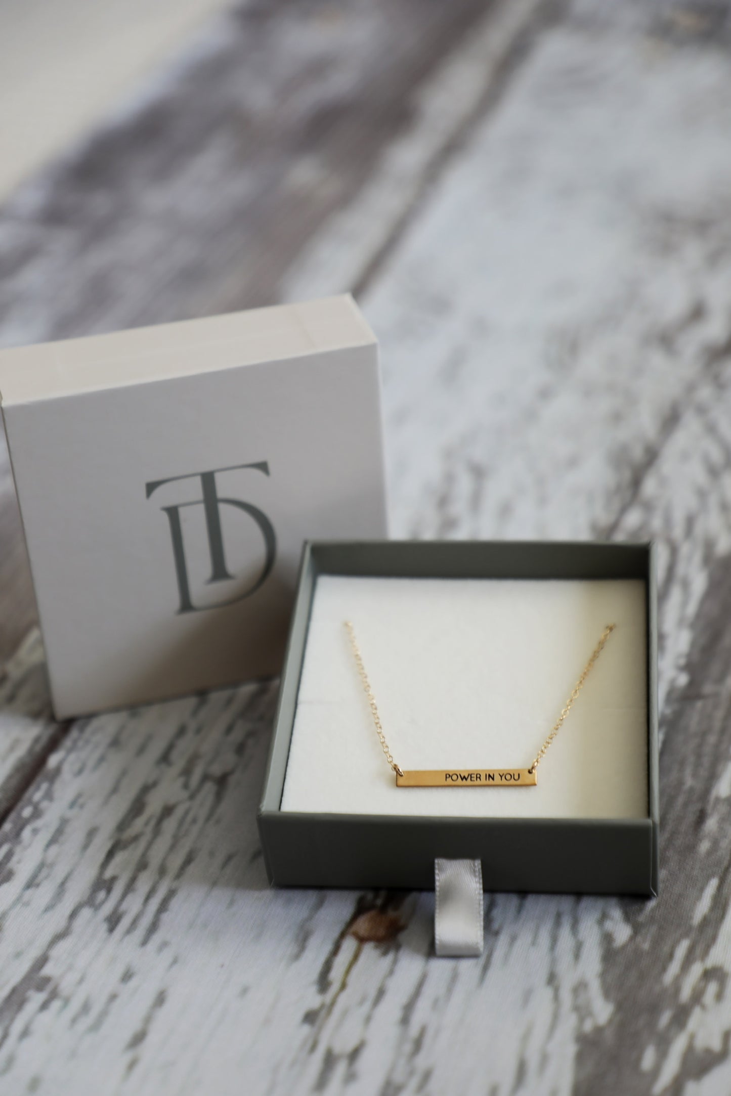 Gold Bar Necklace