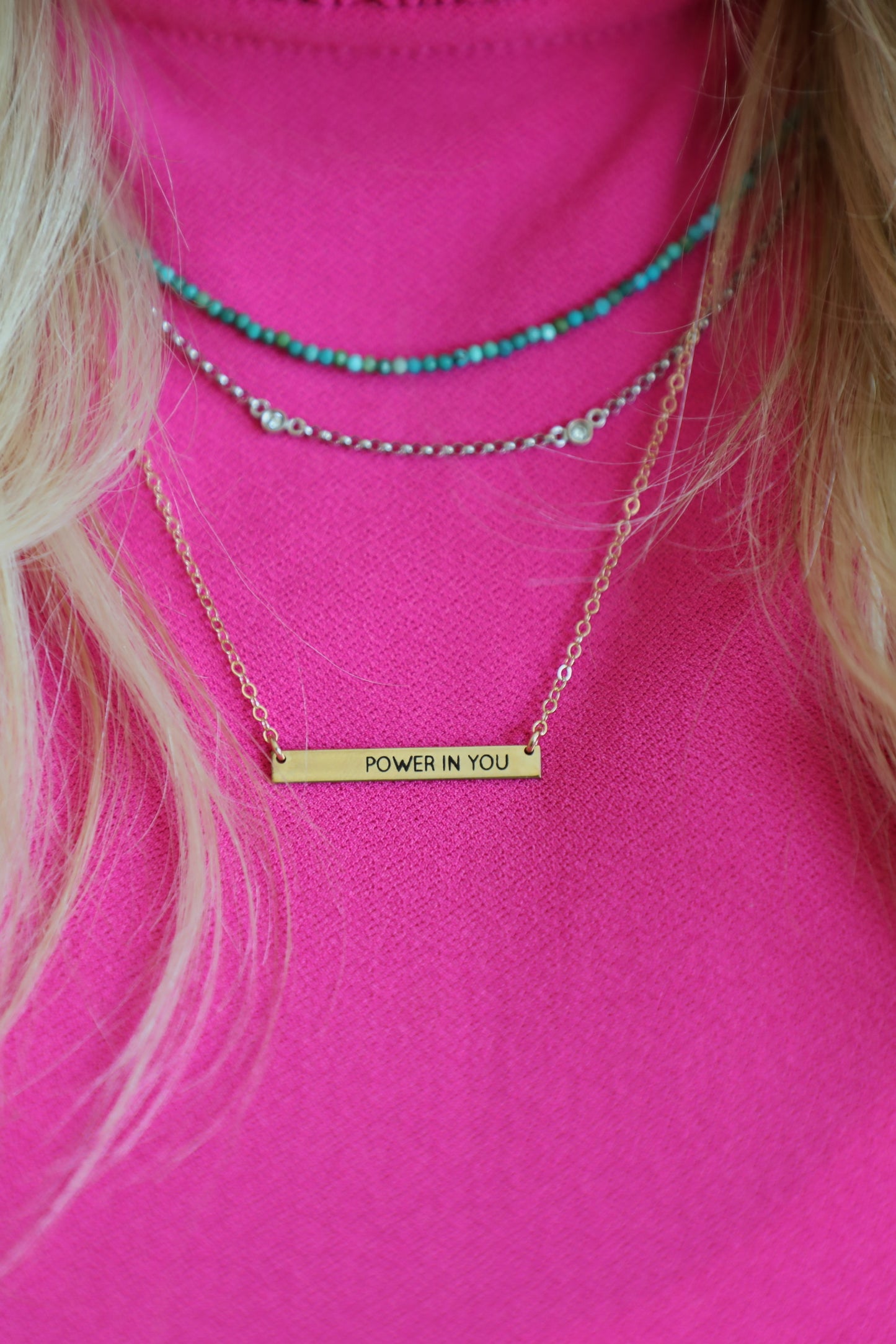 Gold Bar Necklace