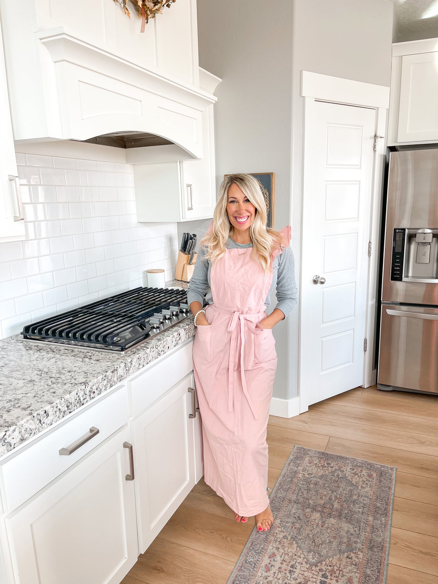 Ruffle Apron with Pockets